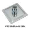 SLINE 4 Inches Stainless Steel Square Showerhead - 00561Q SHOWERHEADS & ACCESSORIES SANITARY SLINE