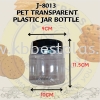 J-8013 PET TRANSPARENT PLASTIC JAR BOTTLE J/SY PLASTIC BOTTLE /BALANG