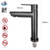 SLINE 4113GC SUS304 Gunmetal Grey Basin Tap Faucet- 00926D TAPS  SANITARY SLINE