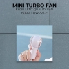 FN20T TYPHOON - MINI TURBO FAN - SUPER STRONG WIND - LONG LASTING BATTERY Fan & LED Light