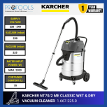 KARCHER NT70/2 ME CLASSIC WET & DRY VACUUM CLEANER | 1.667-255.0