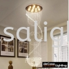 HIGH CEILING CRYSTAL PENDANT LIGHT - S SHAPE (HC1560) HIGH CEILING PENDANT LIGHT