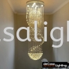 HIGH CEILING CRYSTAL PENDANT LIGHT - S SHAPE (HC1560) HIGH CEILING PENDANT LIGHT