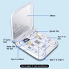 CC21B MULTICABLE 6 IN 1 - 3A FAST CHARGE USB CABLE WITH SIM CARD STORAGE & HANDPHONE STAND Cable