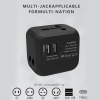 MC804 TRAVEL ADAPTOR - 2 USB + 1 TYPE-C PORT - 3.0A FAST CHARGE Travel Products