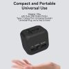 MC804 TRAVEL ADAPTOR - 2 USB + 1 TYPE-C PORT - 3.0A FAST CHARGE Travel Products