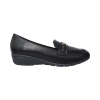 LADIES SLIP ON COURT SHOE (CL 4144-BK) (AT.X) Ladies Court Shoes Ladies Shoes