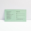 250gsm Platinum White Name Card