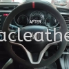 HONDA CITY STEERING WHEEL REPLACE ALCANTARA Steering Wheel Leather