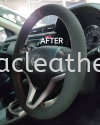 HONDA CITY STEERING WHEEL REPLACE ALCANTARA Steering Wheel Leather