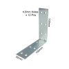 L Bracket with With 12 x M4 Holes L Shape Bracket