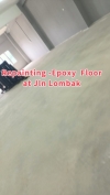 #Repainting #Epoxy Floor at #Jln Lombak #Repainting  #Epoxy Floor atjln lombak Painting Service 