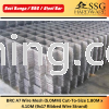 BRC A7 Wire Mesh (5.0MM) Cut-To-Size 1.80M x 4.10M (9x17 Ribbed Wire Strand) Besi Bunga / BRC / Steel Bar Building Materials