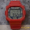 Reebok Digital Red Pu Rubber Strap Men Watch RV-POD-G9-PRPR-WS REEBOK