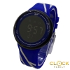 Reebok Digital Blue and White Silicone Unisex Watch RV-ELI-G9-PBIN-BN REEBOK
