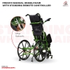 Fresco Manual Wheelchair With Standing Remote Controller Wheelchair - Fresco Bike