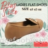 SPEEDY RHINO Plussize Ladies Comfort Flat Shoes -SR-530184(B)-33- KHAKI Colour Plus Size Shoes