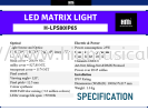 H-LPS80IP65 LED Matrix Light LED Display Visual Equipment