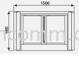 SPG431 MAG NEO SWING BARRIER MAG TURNSTILE
