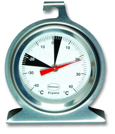 Stainless Steel Dial Freezer/Fridge Thermometer - 50mm