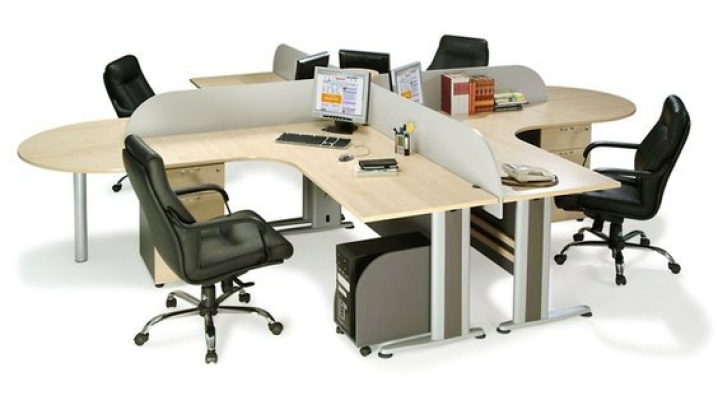 AIM L shape workstation with J leg TPL workstation 2