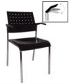 Plastic Shell PP-35 AIM559 (Retractable Armrest & Stackable) Study / Student Chair Office Chair