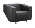 Alpha single seater sofa AIM033-1 Office Sofa