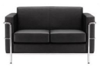 Arfino 2 Seat Office Leather Sofa (AIM015H-2) Office Sofa