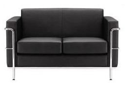 Arfino 2 Seat Office Leather Sofa (AIM015H-2)