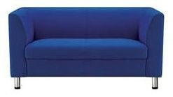 Blue Colour 2 Seat Fabric Sofa (AIM025-2)