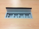 Metal socket box with 4 nos opening Workstation accessories