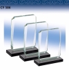 CY 586 (A) Crystal Plaque  Crystal Series Trophy
