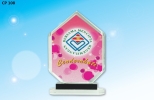 CP 108 Crystal Plaque  Crystal Series Trophy