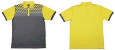 QD 4424 - Dark Grey,Yellow Quick Dry Tshirt Oren Sport