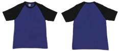 CT 5577 - Violet,Black 100% Cotton Tshirt Oren Sport