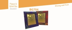 BG704 Plaque / Velvet Box & Souvenir Item Souvenir And Plaques Baguss