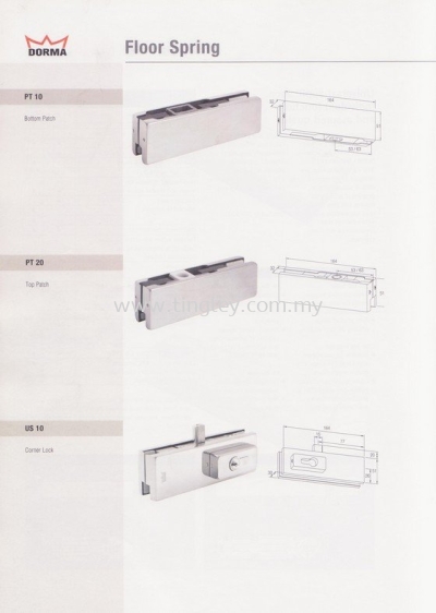 Dorma Patt Fitting