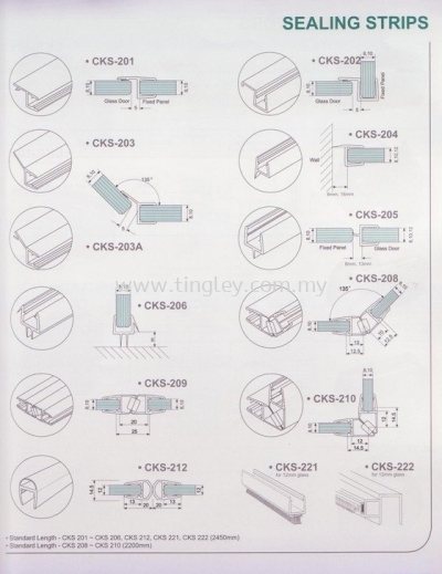 Cks Shower Seal Strip