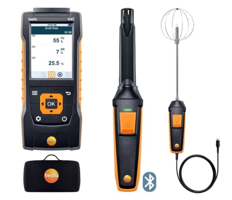 Testo 440 Indoor Comfort ComboKit with Bluetooth®