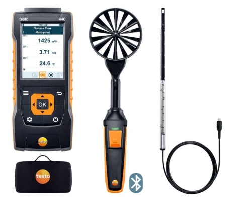 Testo 440 Air Flow ComboKit 1 with Bluetooth®