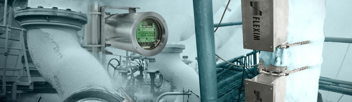 FLUXUS Cryo Non-invasive flow measurement of LNG and cryogenic fluids