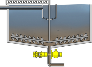 ensity measurement in the ore thickener