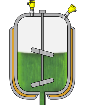 Level and pressure measurement in the production of enzymes, proteins and antibodies