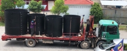 DLM - Open Top HDPE Tanks DLM HDPE Spiral Type Storage Tank