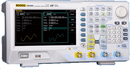 rigol dg4000 series arbitrary waveform generator