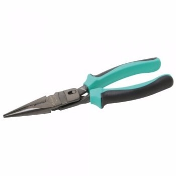 proskit 8" high leverage long nosed pliers
