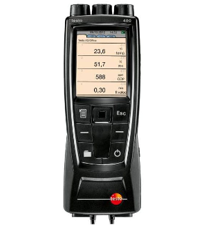 testo 480 - Digital temperature, humidity and air flow meter