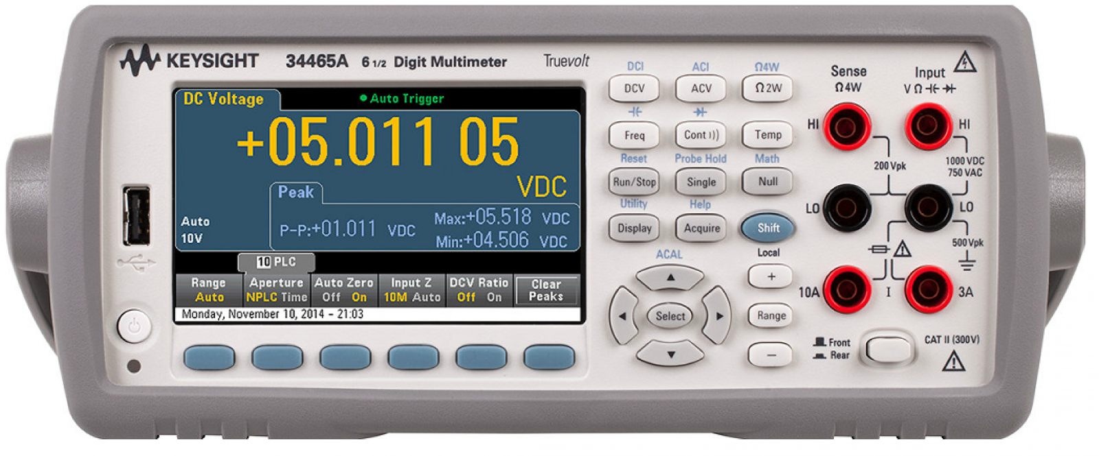 KEYSIGHT Digital Multimeter 6.5 digit, 34465A (Replacement for 34410A/34411A)