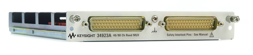 keysight 40/80 channel reed multiplexer for 34980a, 34923a
