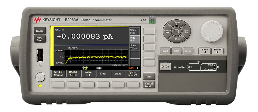 keysight femto/picoammeter, 0.01fa, b2981a